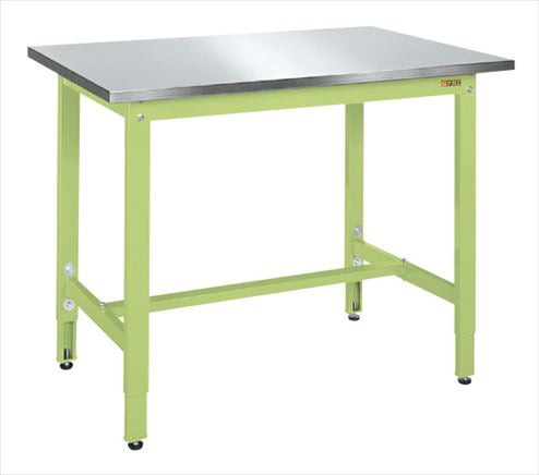 軽量高さ調整作業台TKK8タイプ(ステンレスカブセ天板) TKK8-157HCSU4 040493 ※法人向け 個人宅配送不可