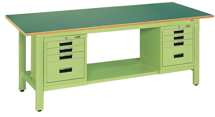 軽量作業台KKタイプ(SVEキャビネット付) KK-69FSVE42 041557 ※法人向け 個人宅配送不可