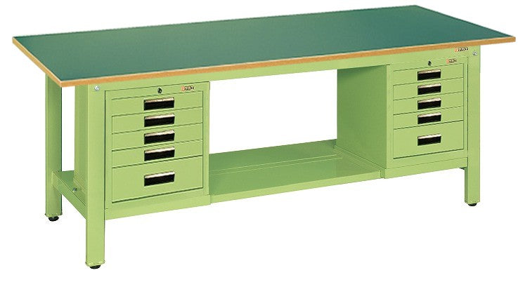 軽量作業台KKタイプ(SVEキャビネット付) KK-69FSVE52 041558 ※法人向け 個人宅配送不可