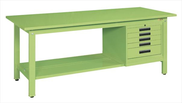軽量作業台KKタイプ(SVEキャビネット付) KK-59SSVE5 041564 ※法人向け 個人宅配送不可