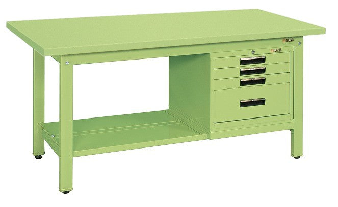 軽量作業台KKタイプ(SVEキャビネット付) KK-69SSVE4 041565 ※法人向け 個人宅配送不可