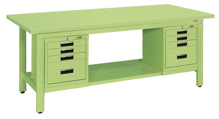 軽量作業台KKタイプ(SVEキャビネット付) KK-69SSVE42 041567 ※法人向け 個人宅配送不可