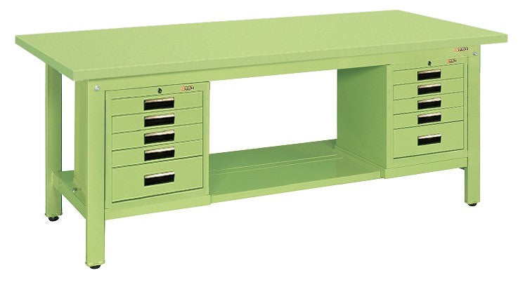 軽量作業台KKタイプ(SVEキャビネット付) KK-69SSVE52 041568 ※法人向け 個人宅配送不可