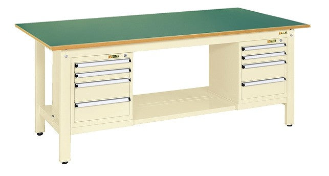 軽量作業台KKタイプ(スモールキャビネット付) KK-69FSL42IG 041585 ※法人向け 個人宅配送不可