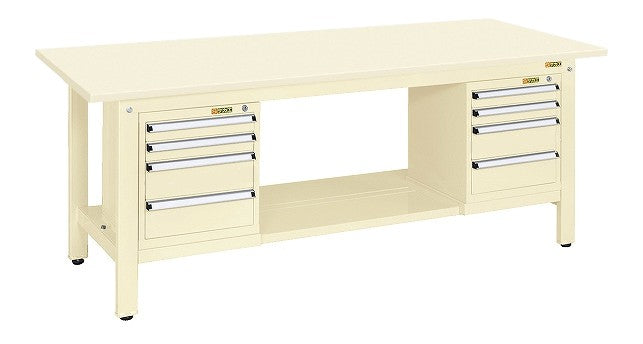 軽量作業台KKタイプ(スモールキャビネット付) KK-69SSL42I 041593 ※法人向け 個人宅配送不可