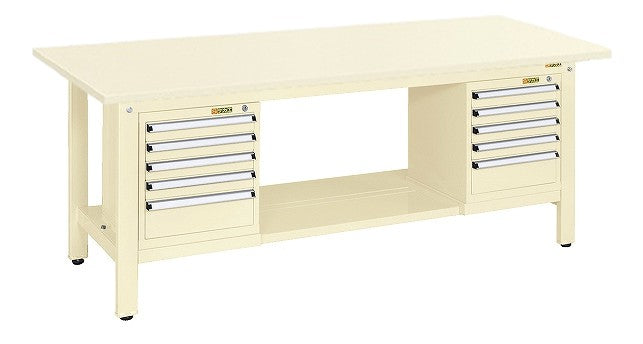 軽量作業台KKタイプ(スモールキャビネット付) KK-69SSL52I 041594 ※法人向け 個人宅配送不可