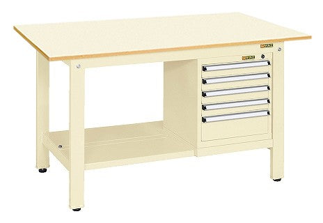 軽量作業台KKタイプ(スモールキャビネット付) KK-59PSL5I 041598 ※法人向け 個人宅配送不可