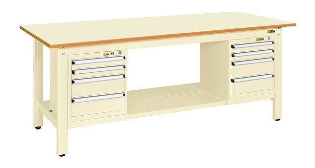 軽量作業台KKタイプ(スモールキャビネット付) KK-69PSL42I 041601 ※法人向け 個人宅配送不可