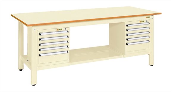 軽量作業台KKタイプ(スモールキャビネット付) KK-69PSL52I 041602 ※法人向け 個人宅配送不可