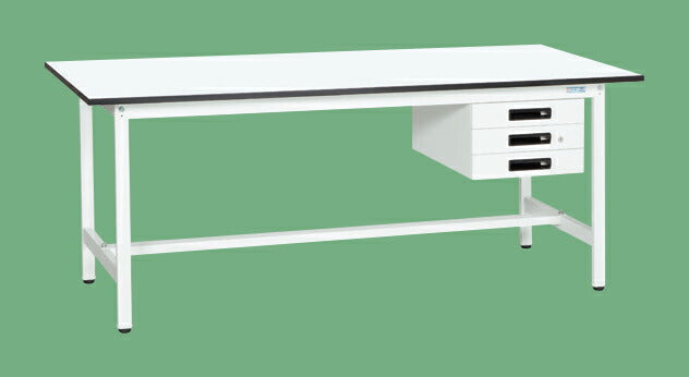 軽量作業台KAタイプ(キャビネット付) KA-186CMW 042544 ※法人向け 個人宅配送不可
