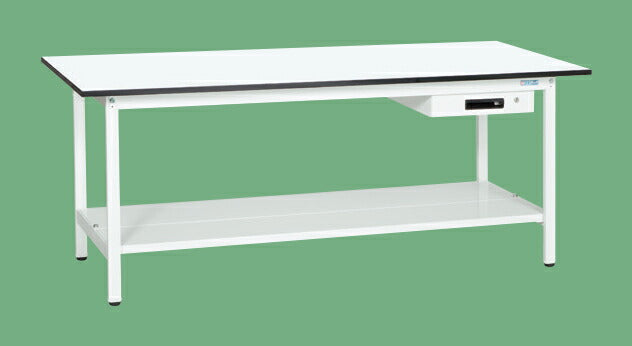 軽量作業台KAタイプ(キャビネット付・中板付) KA-186ATMW 043454 ※法人向け 個人宅配送不可