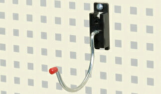 【要送料】 パンチングパネル用オプションアールフック(1本掛け) SFN-24P 045702 ※法人向け 個人宅配送不可