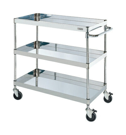 ステンレスCSパールワゴン(ダブルストッパーキャスター仕様) CSP4-9083DSE 083626 ※法人向け 個人宅配送不可