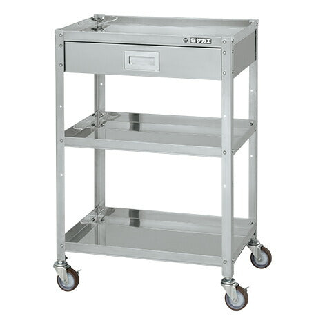 ステンレススペシャルワゴン(移動式)SUS304 SR3-6083ANU 084391 ※法人向け 個人宅配送不可