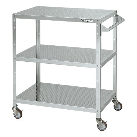 ステンレススペシャルワゴン(移動式)SUS304 SR3-7583TPSNU 084398 ※法人向け 個人宅配送不可