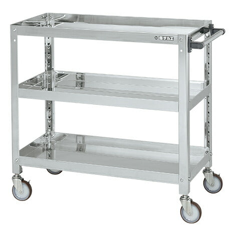 ステンレススーパーワゴン(ねじ込み式)SUS430 SAS4-9073NU 084549 ※法人向け 個人宅配送不可