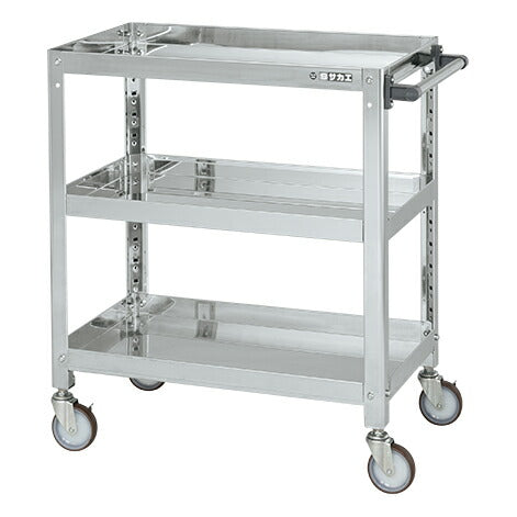 ステンレススーパーワゴン(ねじ込み式)SUS430 SAS4-7583NU 084557 ※法人向け 個人宅配送不可