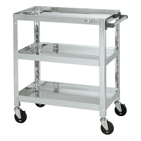 ステンレススーパーワゴン(ねじ込み式)SUS430 SAS4-7583DC 084558 ※法人向け 個人宅配送不可