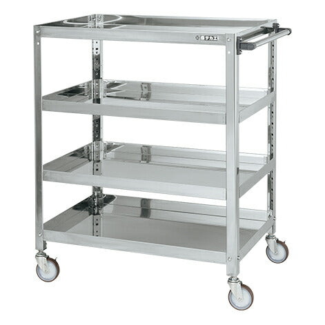 ステンレススーパーワゴン(ねじ込み式)SUS430 SAS4-74114NU 084569 ※法人向け 個人宅配送不可