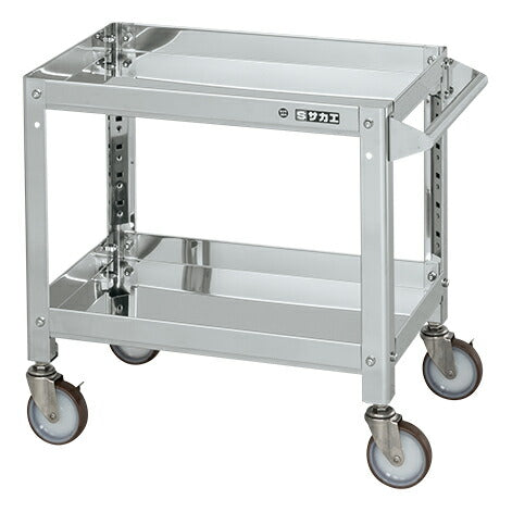 ステンレススーパーワゴン(ねじ込み式)SUS304 SAS3-7562SNU 084612 ※法人向け 個人宅配送不可