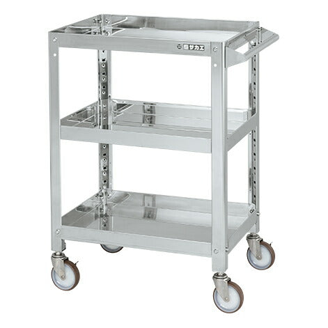 ステンレススーパーワゴン(ねじ込み式)SUS304 SAS3-6073NU 084616 ※法人向け 個人宅配送不可