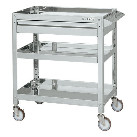 ステンレススーパーワゴン(ねじ込み式)SUS304 SAS3-6083ANU 084646 ※法人向け 個人宅配送不可