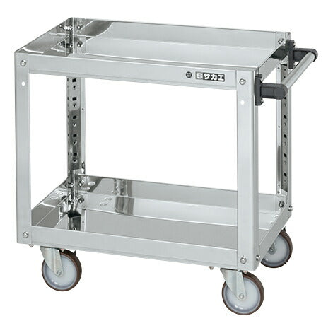 ステンレススーパーワゴン(プレート式)SUS430 SAP4-7562NU 084707 ※法人向け 個人宅配送不可