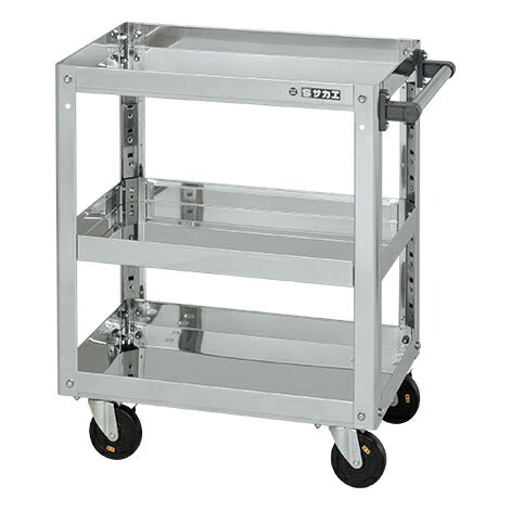 ステンレススーパーワゴン(プレート式)SUS430 SAP4-6073DC 084721 ※法人向け 個人宅配送不可