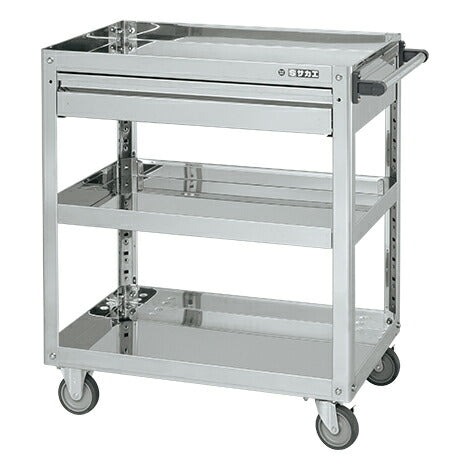 ステンレススーパーワゴン(プレート式)SUS430 SAP4-6083AE 084747 ※法人向け 個人宅配送不可