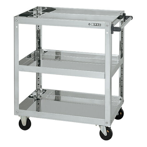 ステンレススーパーワゴン(プレート式)SUS430 SAP4-9083DCJ 084770 ※法人向け 個人宅配送不可