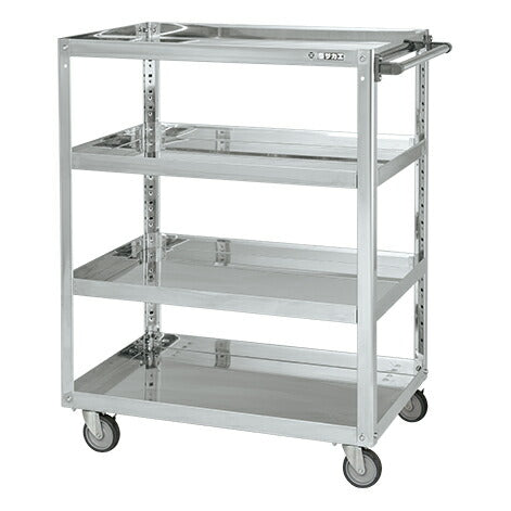 ステンレススーパーワゴン(プレート式)SUS430 SAP4-60114EJ 084778 ※法人向け 個人宅配送不可