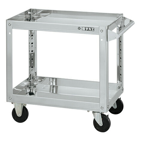 ステンレススーパーワゴン(プレート式)SUS304 SAP3-7562DC 084829 ※法人向け 個人宅配送不可