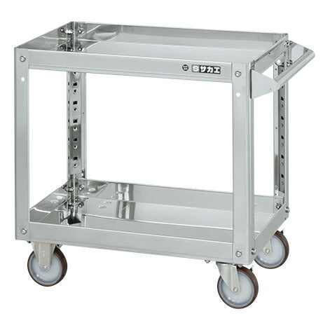 ステンレススーパーワゴン(プレート式)SUS304 SAP3-7562SNUJ 084832 ※法人向け 個人宅配送不可