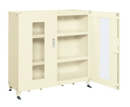 スーパージャンボ保管庫(完成品・透明窓付扉) SKS-124512MAI 144532 ※法人向け 個人宅配送不可