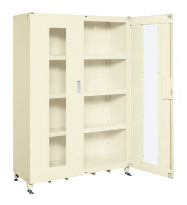 スーパージャンボ保管庫(完成品・透明窓付扉) SKS-125218AI 144543 ※法人向け 個人宅配送不可