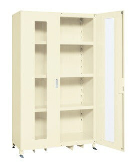 スーパージャンボ保管庫(完成品・透明窓付扉) SKS-126721MAI 144548 ※法人向け 個人宅配送不可