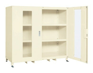 スーパージャンボ保管庫(完成品・透明窓付扉) SKS-156715MAI 144582 ※法人向け 個人宅配送不可