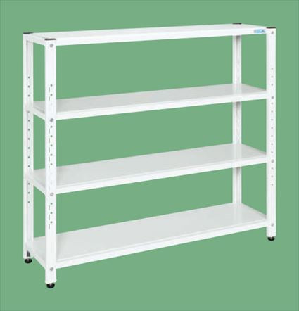 サカエラック(50kg/段・高さ1200mm・4段タイプ) STN1-1012W 171085 ※法人向け 個人宅配送不可