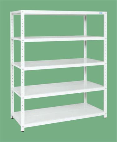 サカエラック(100kg/段・高さ1800mm・5段タイプ) STN3-1518W 171115 ※法人向け 個人宅配送不可