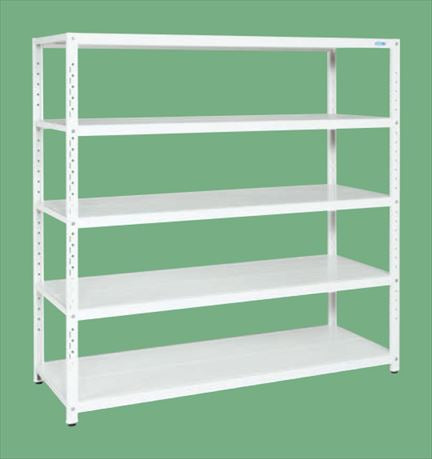 サカエラック(100kg/段・高さ1800mm・5段タイプ) STN3-1818W 171116 ※法人向け 個人宅配送不可