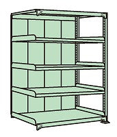 【送料都度見積 】ラークラックパネル付(150kg/段・連結・5段タイプ) PRLG-1315R 183299 ※法人向け 個人宅配送不可