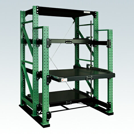 【送料都度見積 】スライドラック フルストロークタイプ(1000kg・単体) NSDR-14FTG 188084 ※法人向け 個人宅配送不可