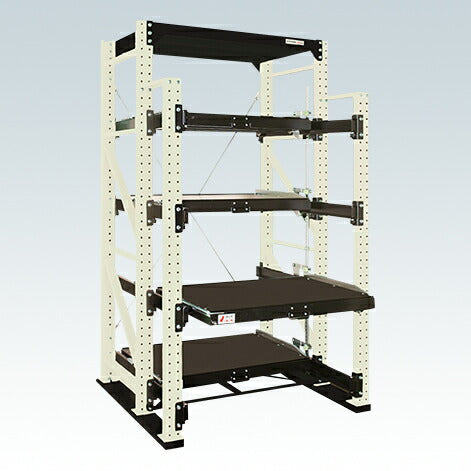 【送料都度見積 】スライドラック フルストロークタイプ(1000kg・単体) FSR10-2404TW 188090 ※法人向け 個人宅配送不可