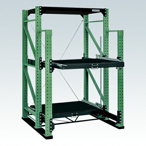 【送料都度見積 】スライドラック フルストロークタイプ(2000kg・単体) SDR-23FTG 188092 ※法人向け 個人宅配送不可