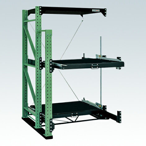 【送料都度見積 】スライドラック フルストロークタイプ(2000kg・連結) SDR-23FRG 188093 ※法人向け 個人宅配送不可