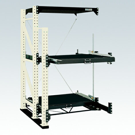 【送料都度見積 】スライドラック フルストロークタイプ(2000kg・連結) SDR-23FRW 188095 ※法人向け 個人宅配送不可