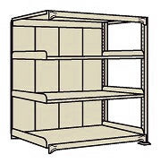 【送料都度見積 】ラークラックパネル付(150kg/段・連結・4段タイプ) PRLW-1324R 197117 ※法人向け 個人宅配送不可