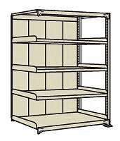 【送料都度見積 】ラークラックパネル付(150kg/段・連結・5段タイプ) PRLW-2125R 197153 ※法人向け 個人宅配送不可