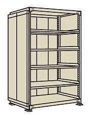 【送料都度見積 】ラークラックパネル付(150kg/段・単体・6段タイプ) PRLW-2146 197158 ※法人向け 個人宅配送不可