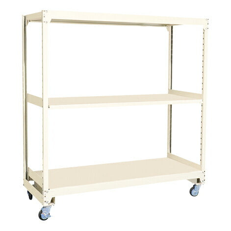 【送料都度見積 】中量キャスターラックMKKW型(ゴム車・4輪自在キャスター) MKKW-8723G 198603 ※法人向け 個人宅配送不可